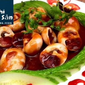 ốc sên bạch ngọc xào me